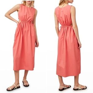 Rails Yvette Side Cut Out Sleeveless Dress Spiced Coral